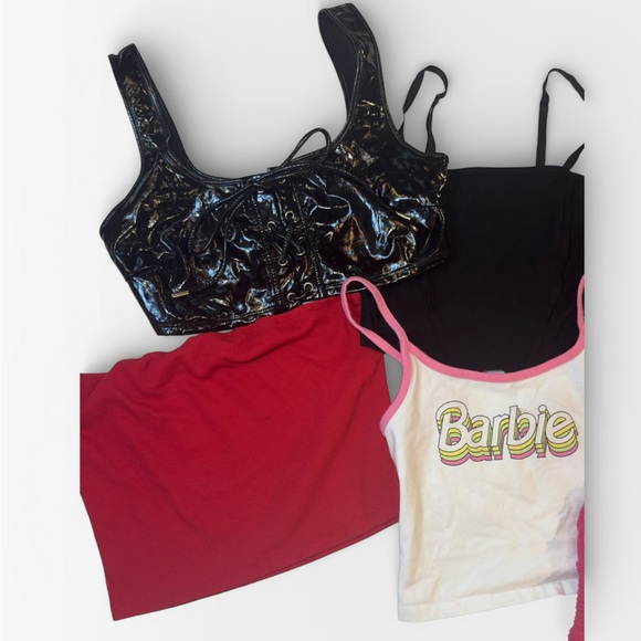 SMALL BUNDLE 18 Total Tops Going Out Crop Tops Misc Brands Brandy Melville SHEIN - Picture 9 of 11